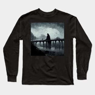 Skeleton on The Bridge Long Sleeve T-Shirt